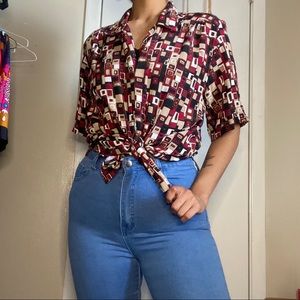 🌹VINTAGE DONNKENNY BLOUSE🌹